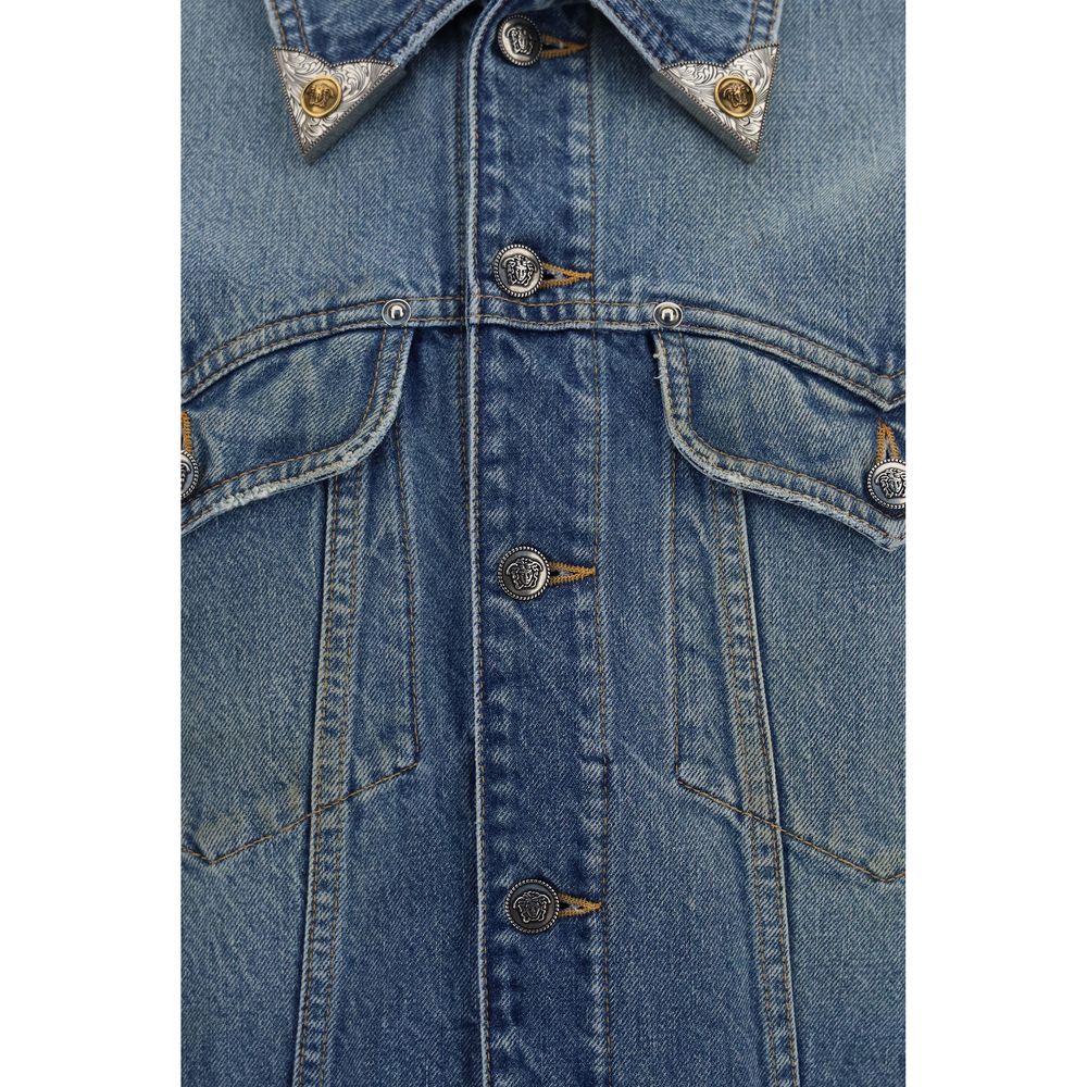Stonewashed denim jacket