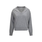 V-neck cashmere sweater