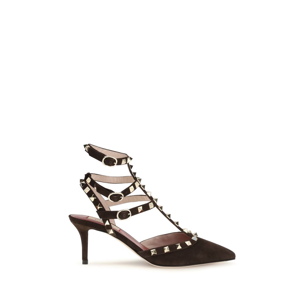 Décolleté Rockstud in suede