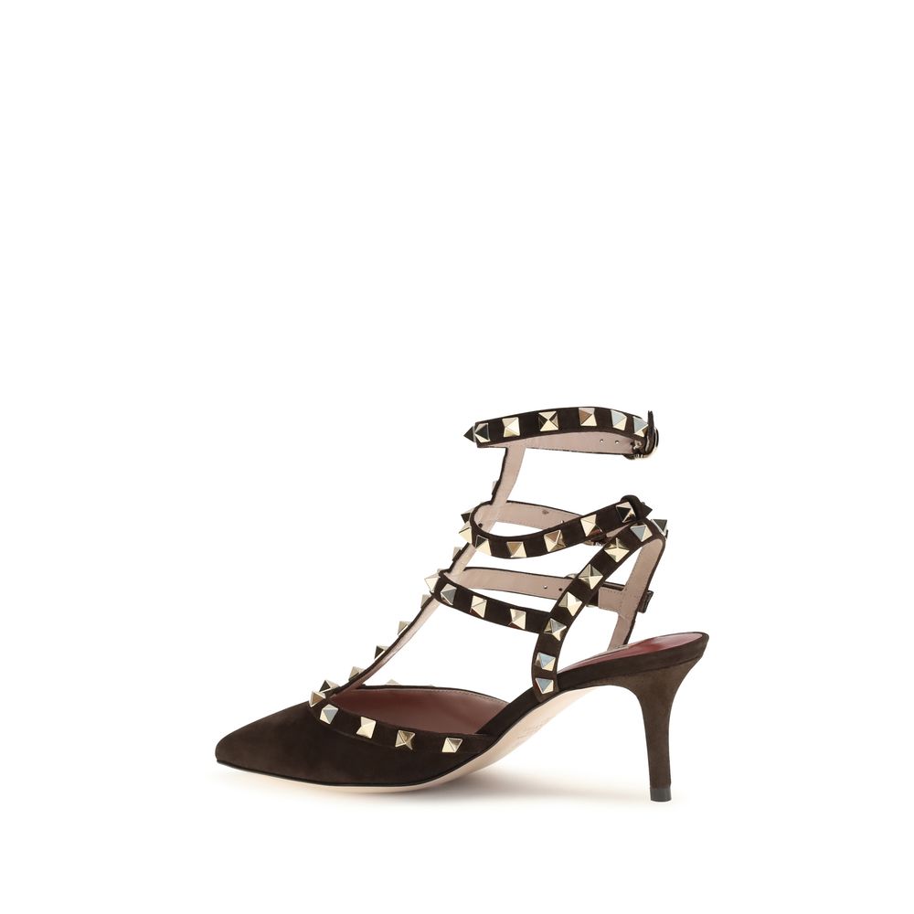Décolleté Rockstud in suede