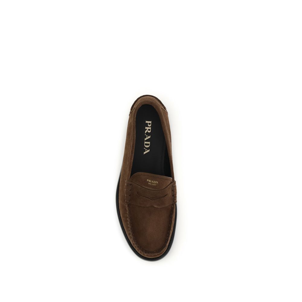 Suede loafers