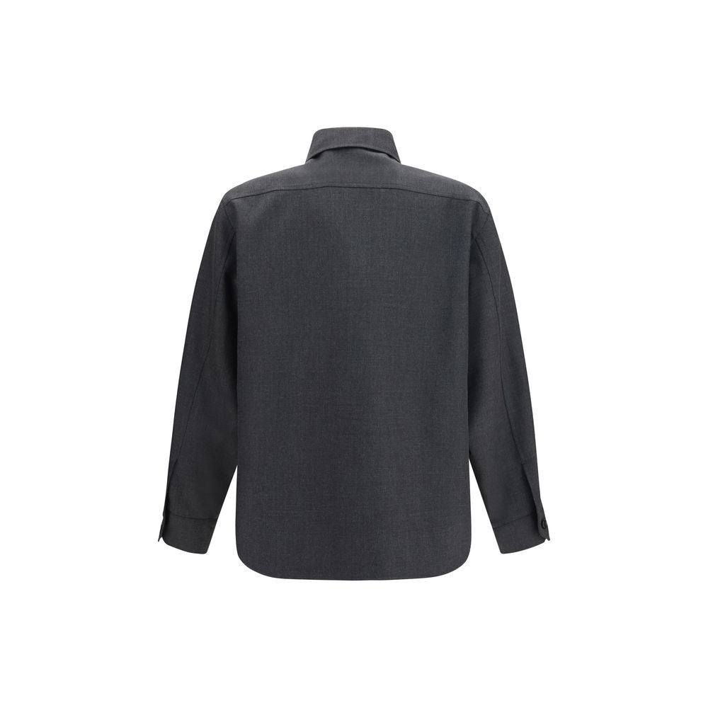 VLogo wool-blend jacket
