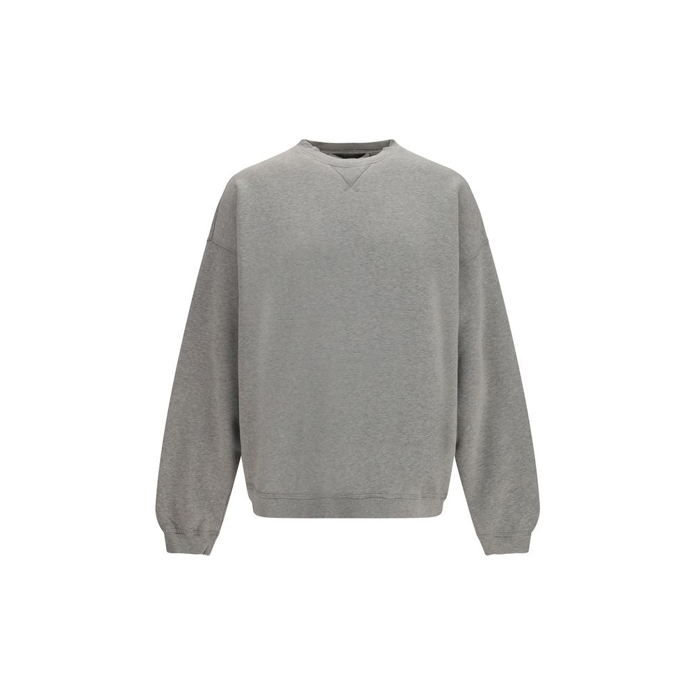 Oversized crew-neck sweatshirt