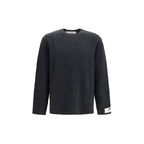 Crew-neck wool sweater