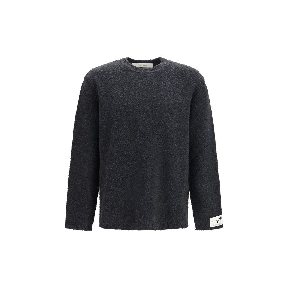 Crew-neck wool sweater