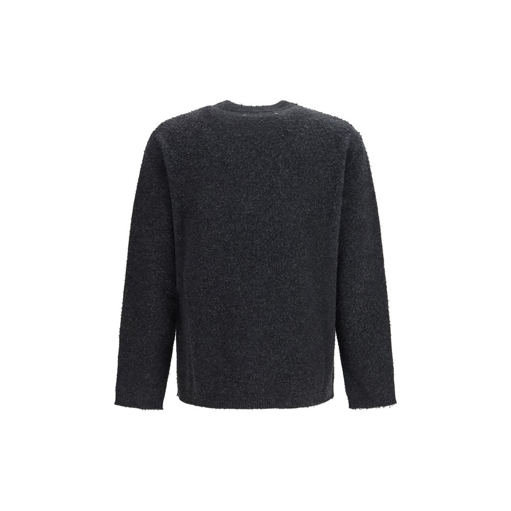Crew-neck wool sweater