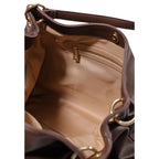 Brown shoulder bag