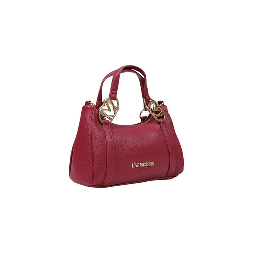 Borsa a mano rossa con logo
