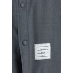 Wool-cotton blend shirt