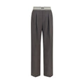 Wool and mohair trousers