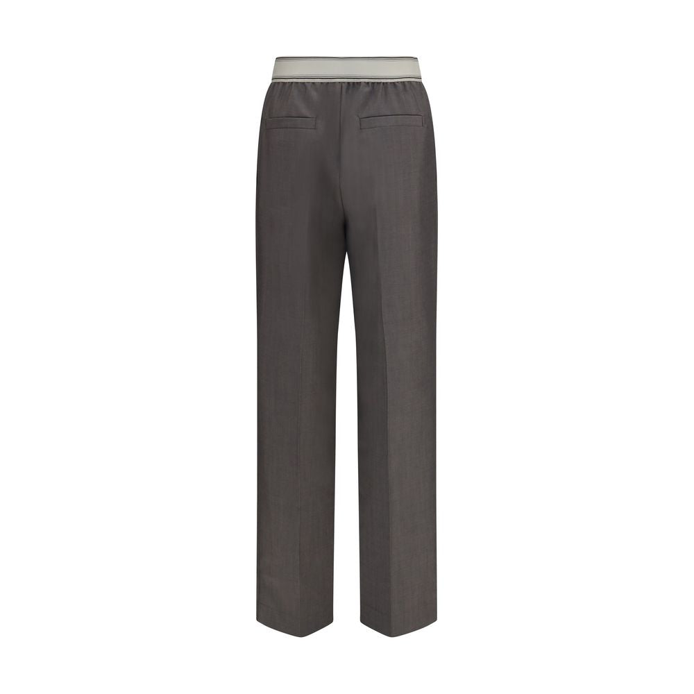 Wool and mohair trousers