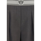 Wool and mohair trousers