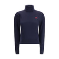 Maglione a collo alto Ami De Coeur in lana Merino