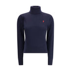 Maglione a collo alto Ami De Coeur in lana Merino