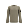 Maglione girocollo con patch logo