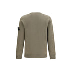 Maglione girocollo con patch logo