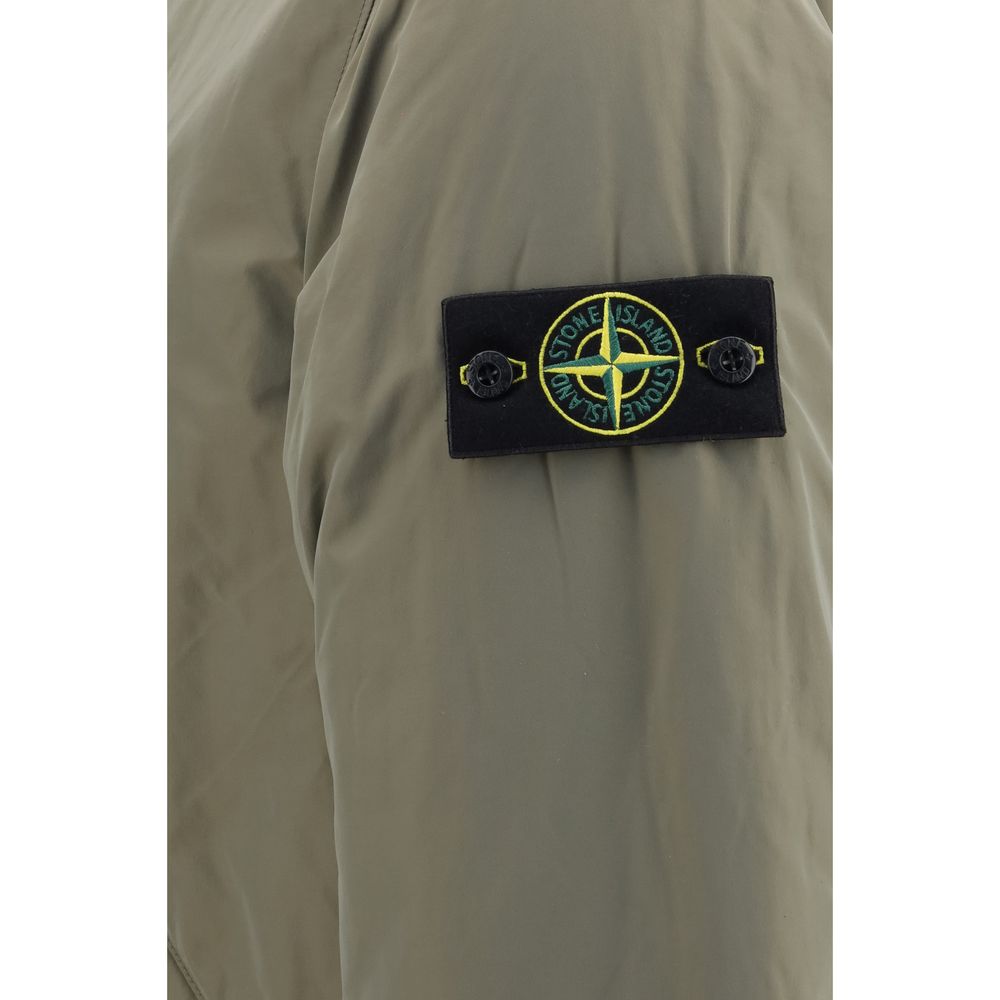 Micro-twill padded jacket