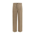 Pantaloni tecnici a gamba larga in canvas