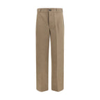 Pantaloni tecnici a gamba larga in canvas