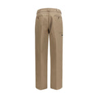 Pantaloni tecnici a gamba larga in canvas