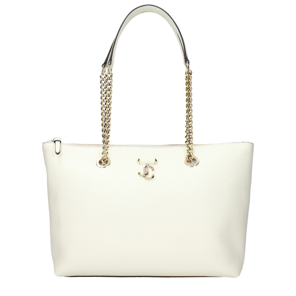 Borsa shopper con catene oro