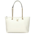 Borsa shopper con catene oro