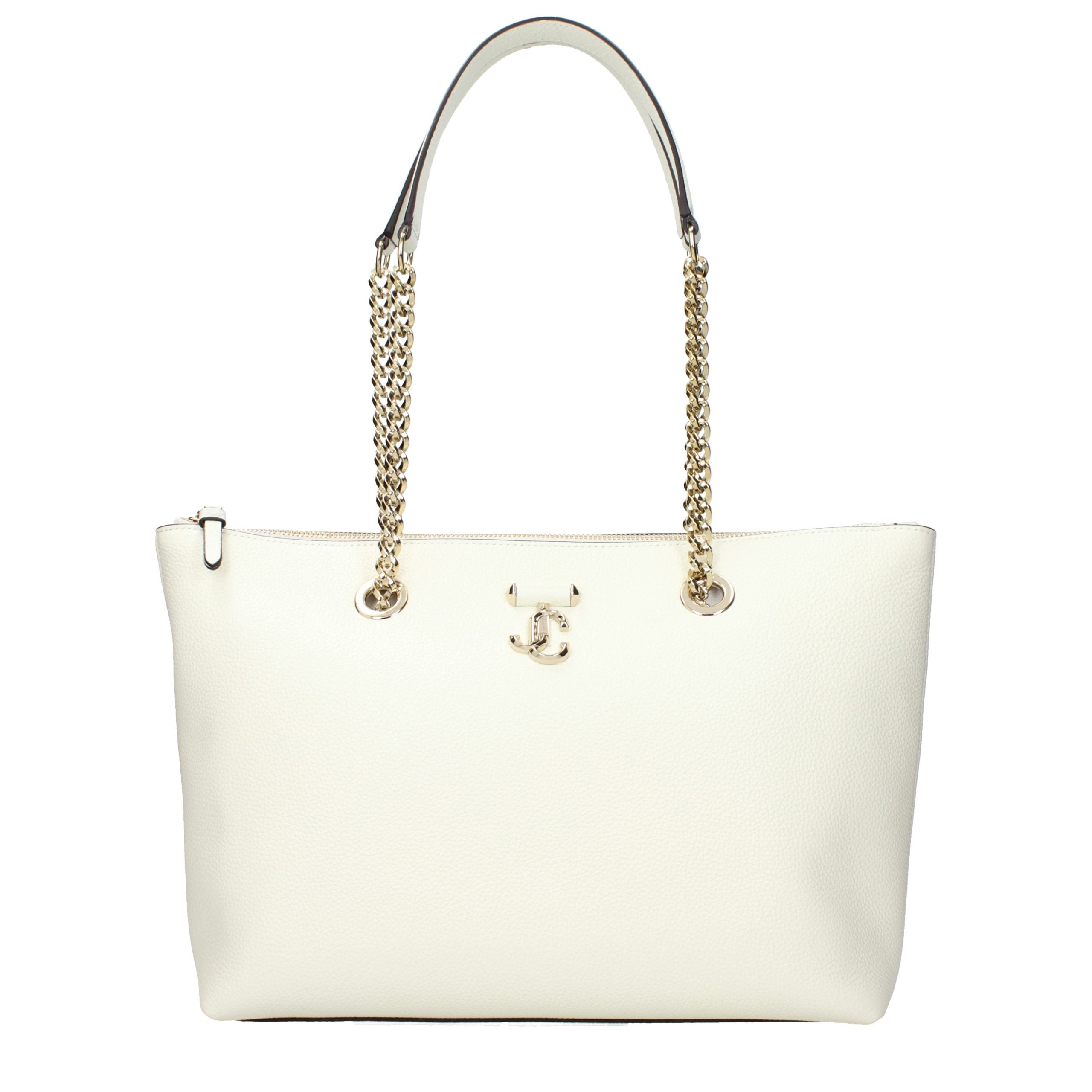 Borsa shopper con catene oro