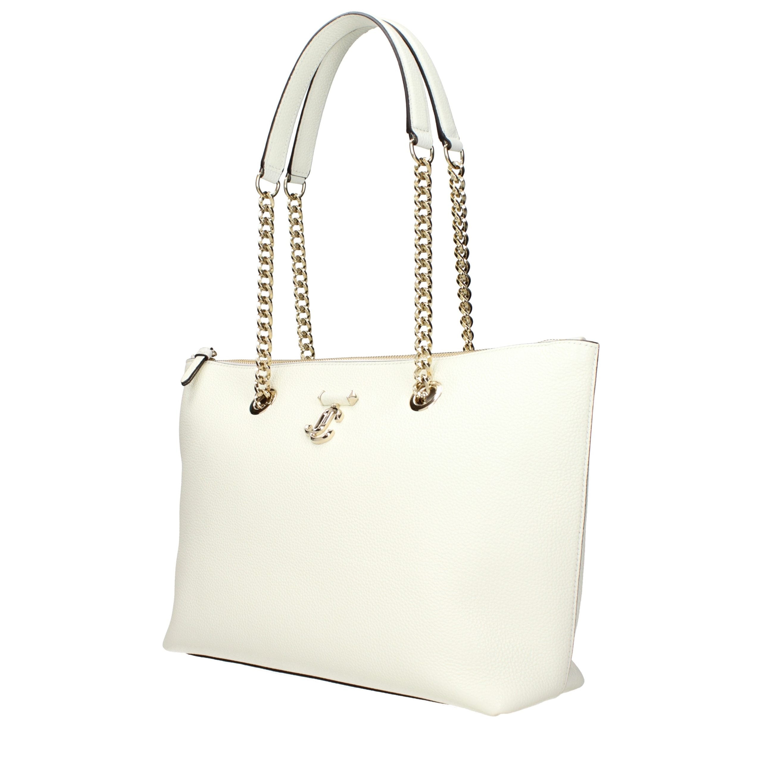 Borsa shopper con catene oro