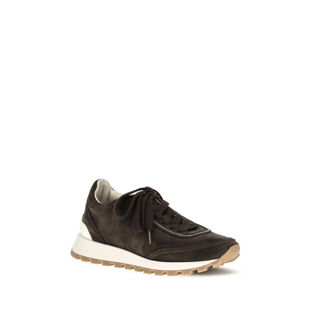 Suede sneakers