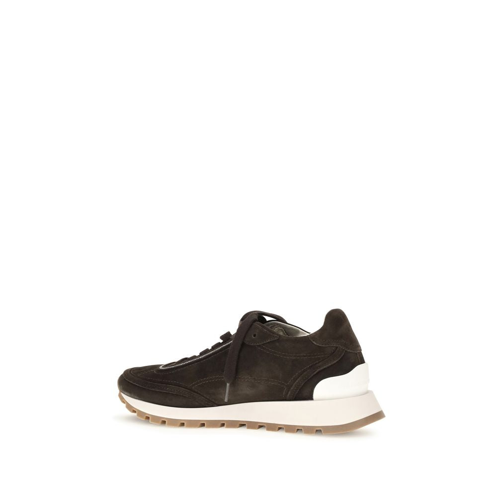 Suede sneakers