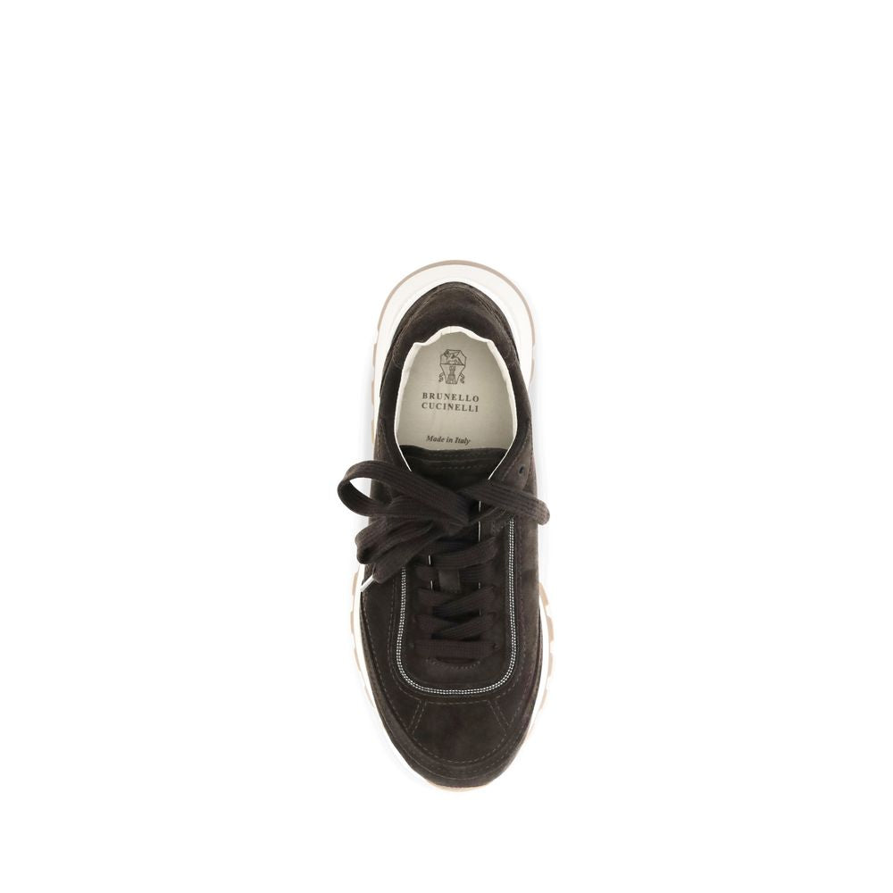 Suede sneakers