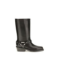 Buckled ankle boots