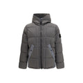 Hooded down jacket