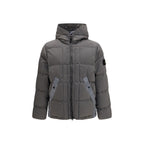 Hooded down jacket