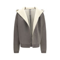 Maglione Hoodie Robe in maglia di lana