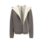 Maglione Hoodie Robe in maglia di lana