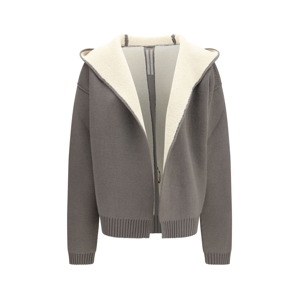 Maglione Hoodie Robe in maglia di lana