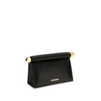 Rond Carré leather shoulder bag