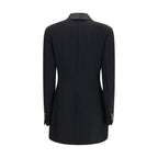 Double-breasted wool blazer