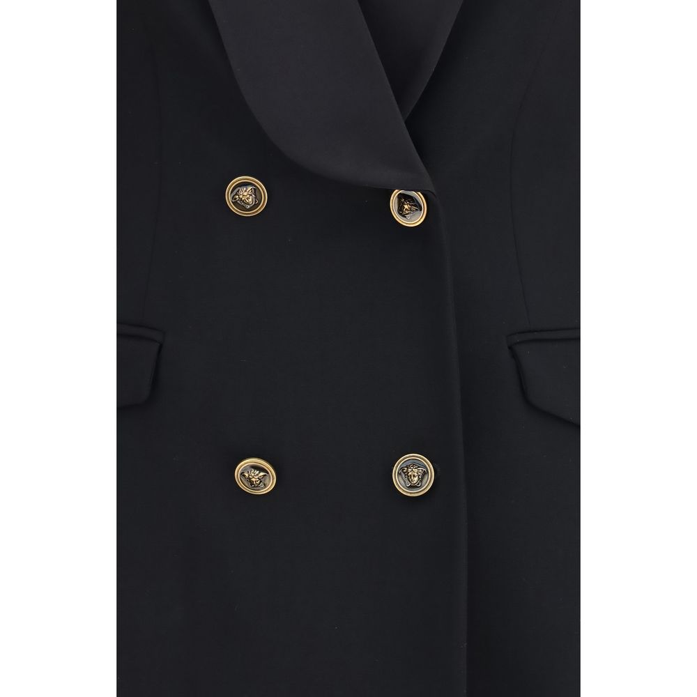Double-breasted wool blazer