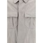 Giacca in camoscio