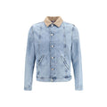 Collared denim jacket