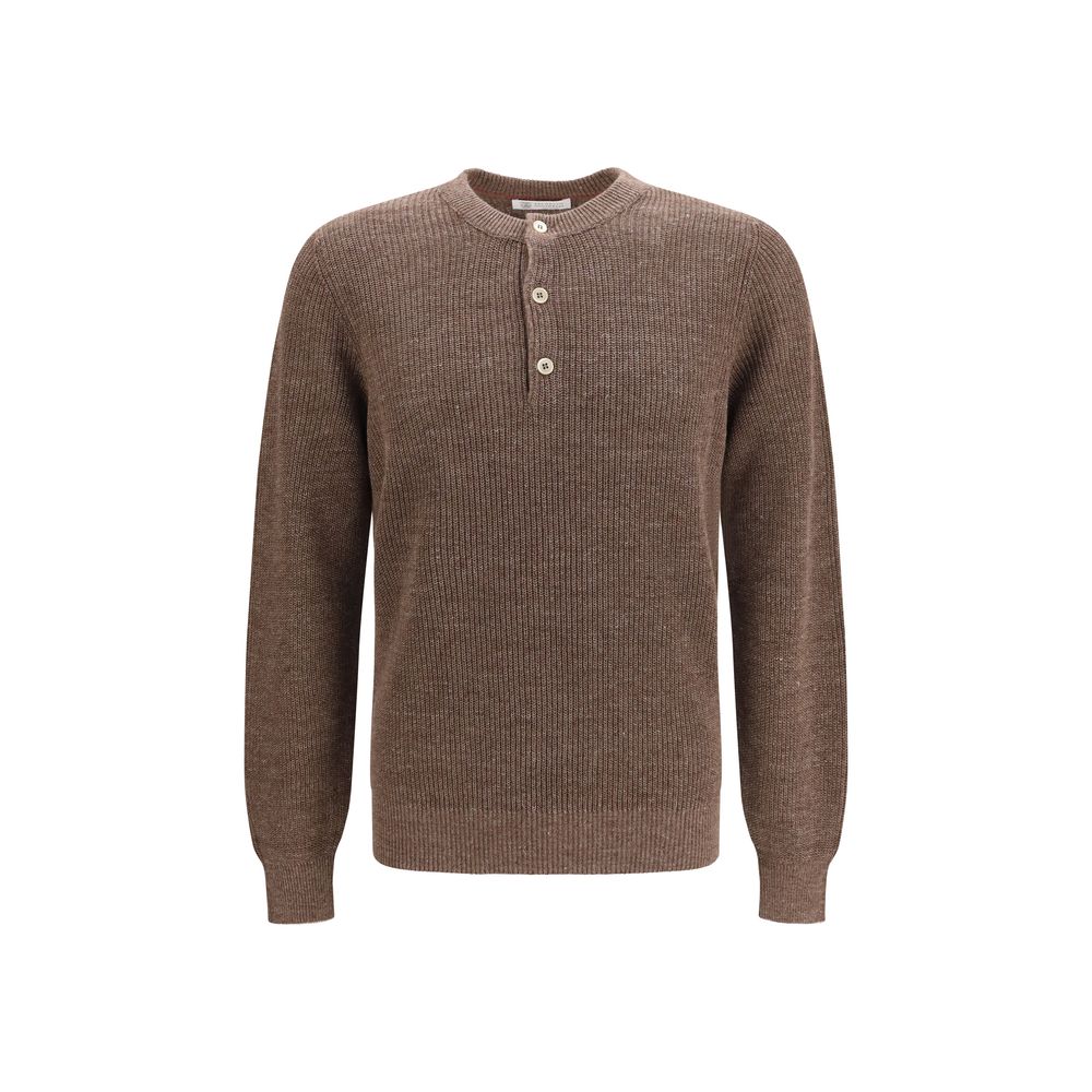 Henley sweater