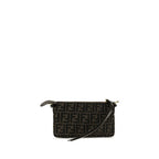 Jacquard shoulder bag