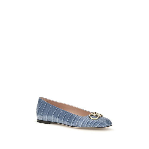 VLogo ballet flats