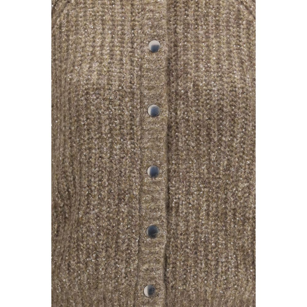 Cardigan con paillettes
