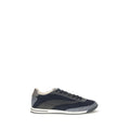 Lace-up suede sneakers