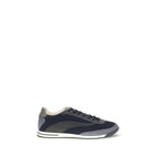 Lace-up suede sneakers