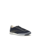 Lace-up suede sneakers