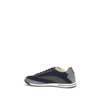 Lace-up suede sneakers